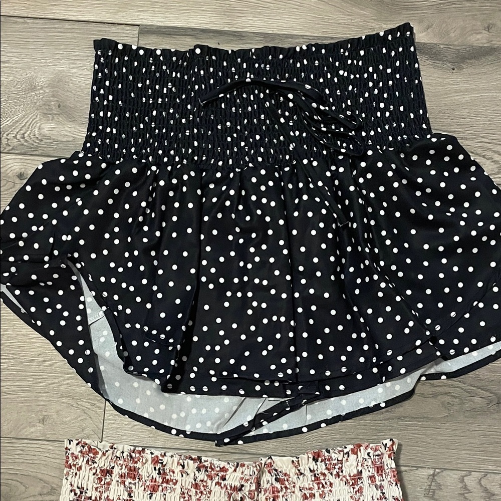 Floral and Polka Dot Skort Set - Picture 3 of 7